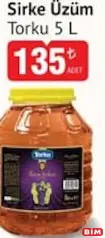 TORKU SİRKE ÜZÜM 5 L TORKU SİRKE ÜZÜM 5 L